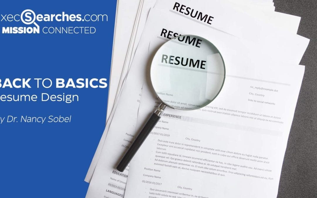 Back to Basics – Resume Design for Nonprofit Professionals: How Long Should a Resume Be?