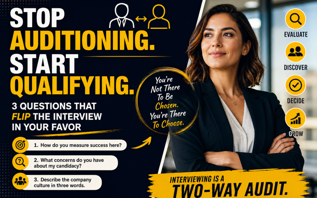 Interviewing is a Two-Way Audit