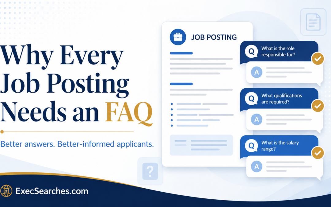 Why Every Job Posting Should Include an FAQ